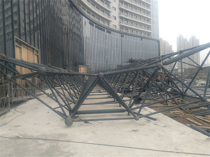 黄海万豪酒店雨棚网架